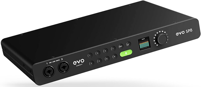 Audient EVO SP8 8 Channel Mic Pre Expansion 8 ADAT Inputs Outputs Musician Producer Smartgain
