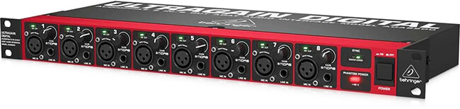 Behringer ADA8200 Microphone Preamp adat