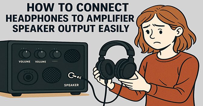 Connect Headphones to Amplifier Speaker Output Easily