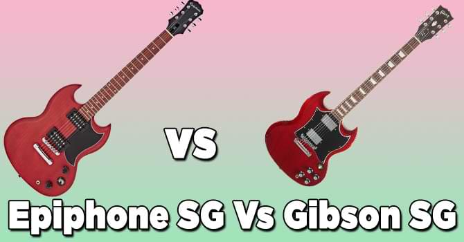 Epiphone SG Vs Gibson SG