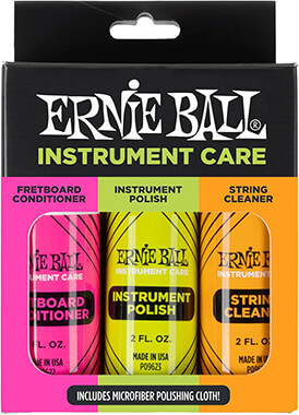 Ernie Ball Guitar Polish, Fretboard Conditioner, and String Cleaner with Polish Cloth