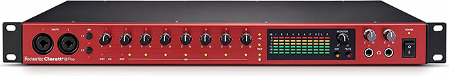 Focusrite 8 Pre Studio Grade 18 in 20 out Audio Interface 8 High Performance Mic Preamps