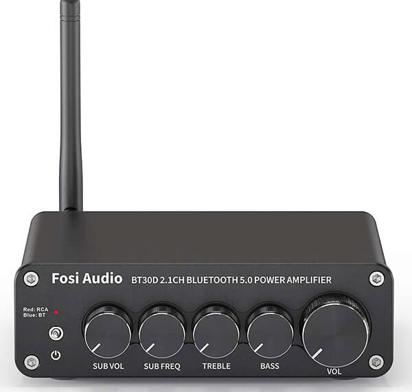 Fosi Audio BT30D Bluetooth Audio 2.1 Channel Amplifier