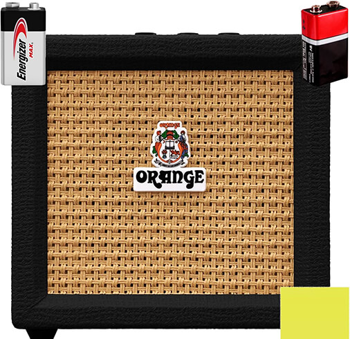 Orange Crush Amp Mini 3W Analogue Combo Battery Powered Amp Bundle 2 Batteries Orange Crush Amp Mini 3W Analogue Combo Battery Powered Amp Bundle 2 Batteries