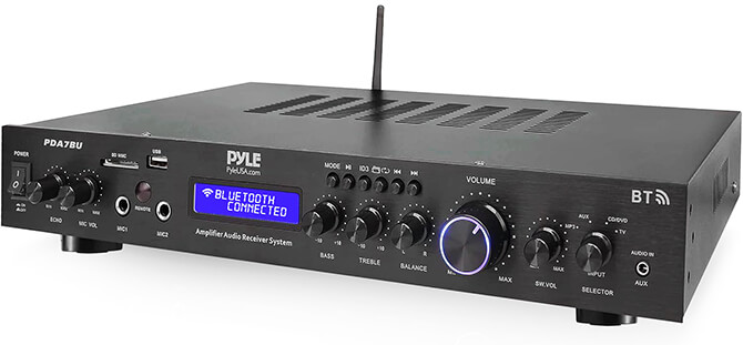  Pyle 5-Channel Bluetooth & Home Theater Amp - 200W