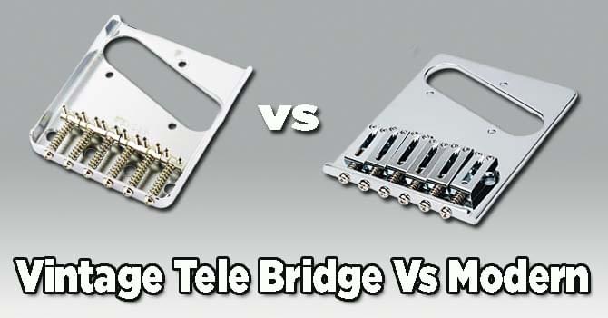 Vintage Tele Bridge Vs Modern